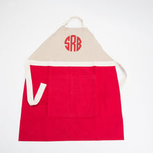 Load image into Gallery viewer, Red Canvas Apron
