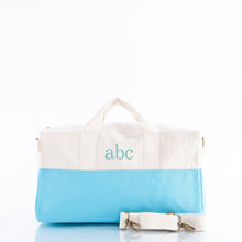 Load image into Gallery viewer, Light Blue Kids Weekender Bag
