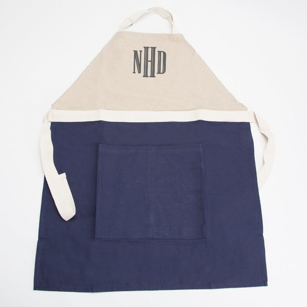 Navy Canvas Apron