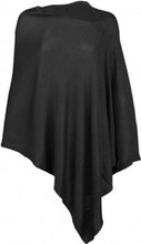 Load image into Gallery viewer, Black Knit Pullover Poncho
