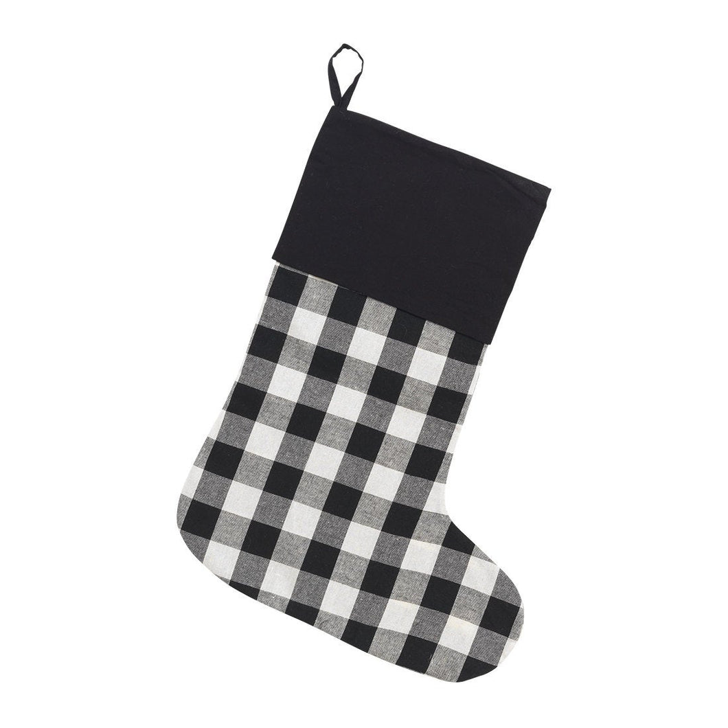 Personalized  Buffalo Check Christmas Stocking